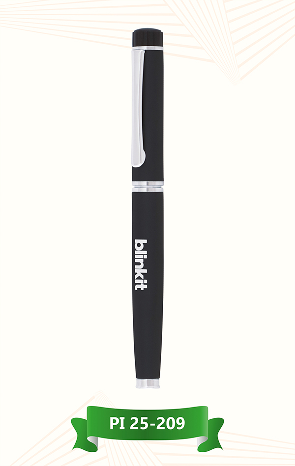 Executive Black Metal Roller Pen