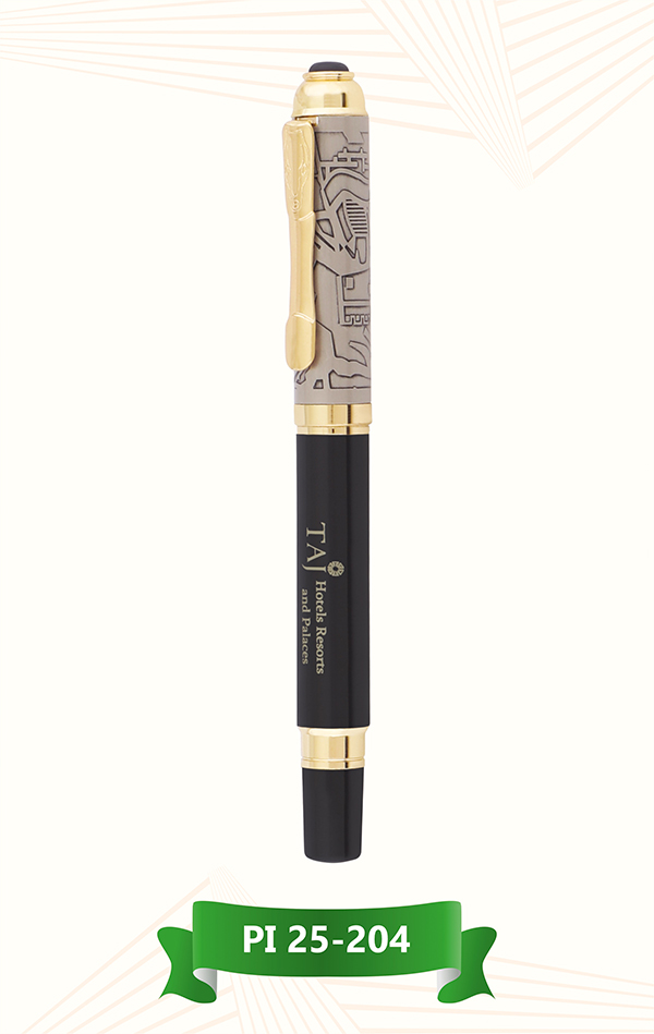 Premium Engraved Gold Roller Pen