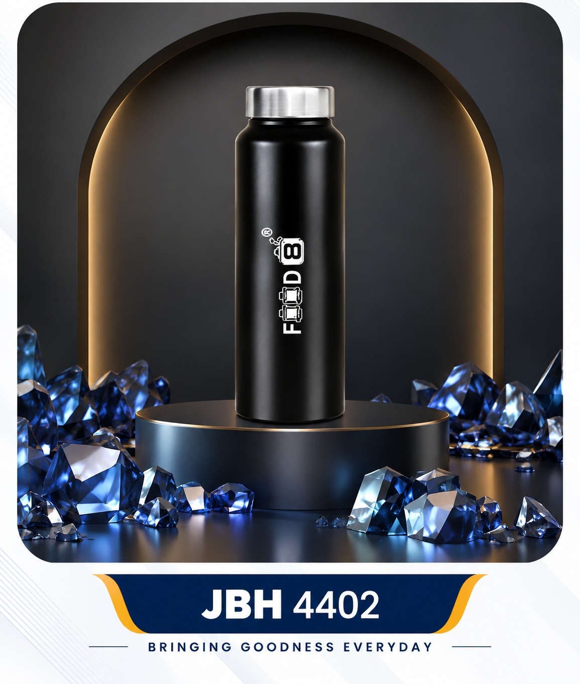 Matte Black Stainless Steel Bottle
