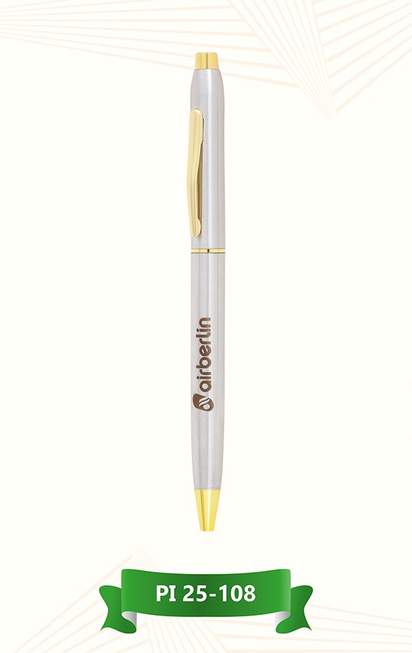 Luxury Gold Trim Metal Pen