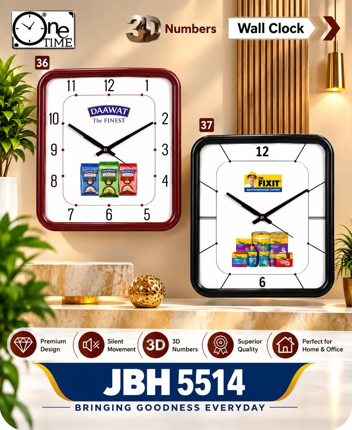 JBH 5514 – Promotional Wall Clocks