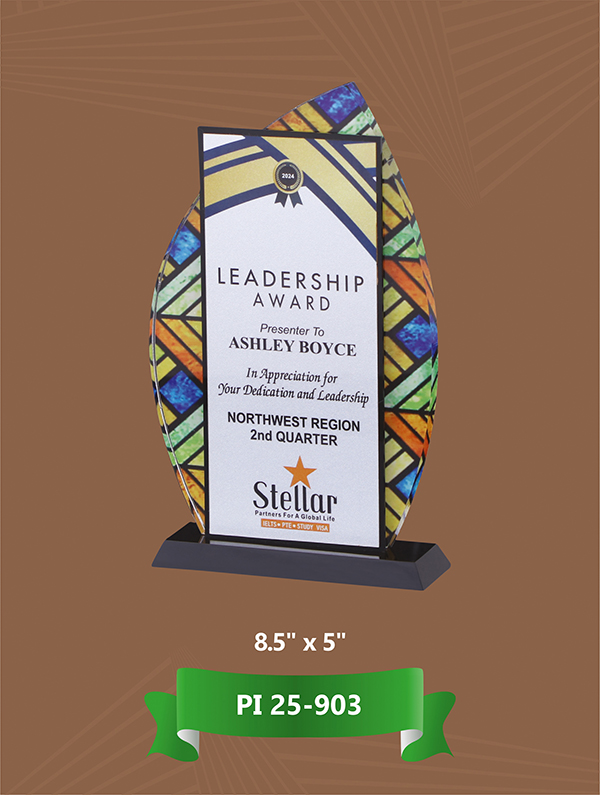 Corporate Crystal Trophy