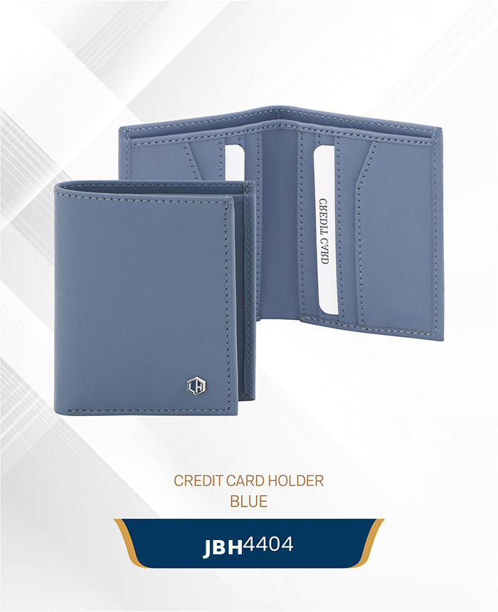 Blue Premium Card Holder