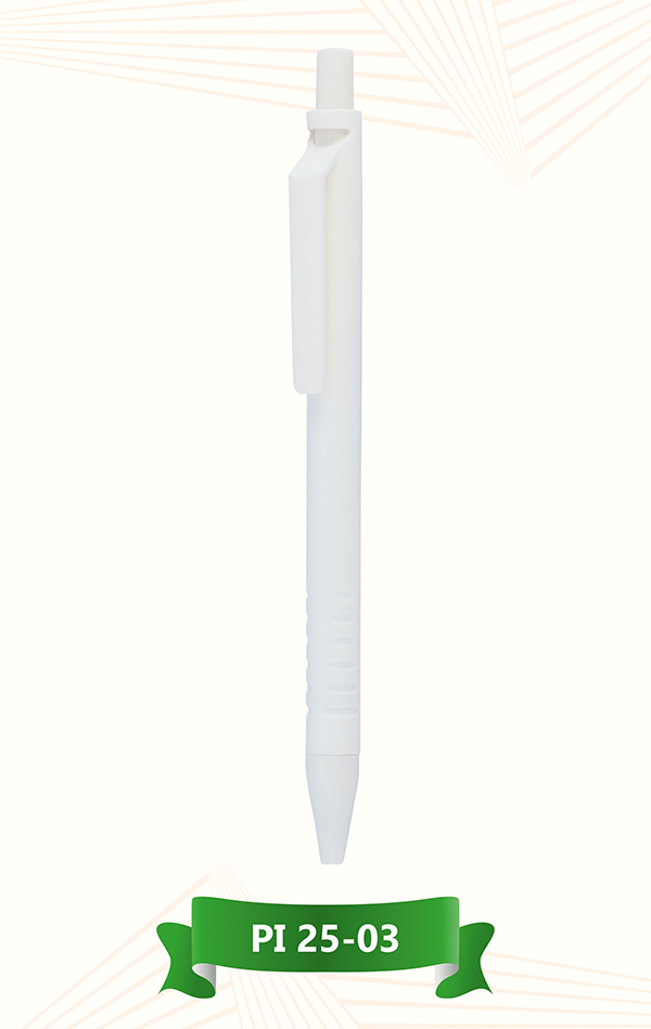 Matte White Plastic Pen